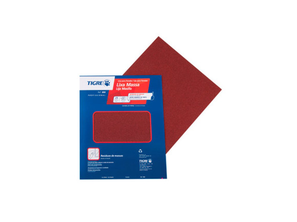Imagen de LIJA 800 PARA ENDUIDO/MADERA GRANO 100 (225MMX275MM) (25)
