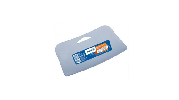 Imagen de ESPATULA PLASTICA BLANCA PARA APLICAR MASILLA 136X76MM