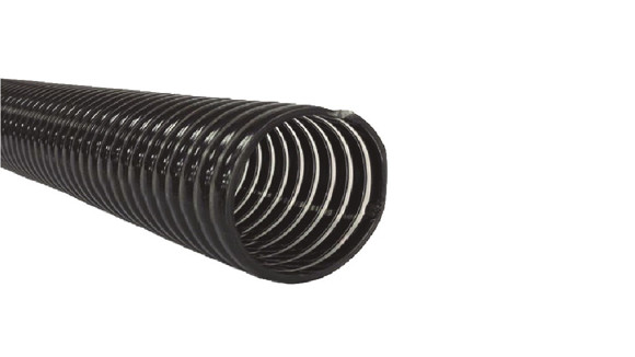 Imagen de ROLLO 50MTS MANGUERA SUCCION LIVIANA NEGRA 1.1/4"PARED 3MM