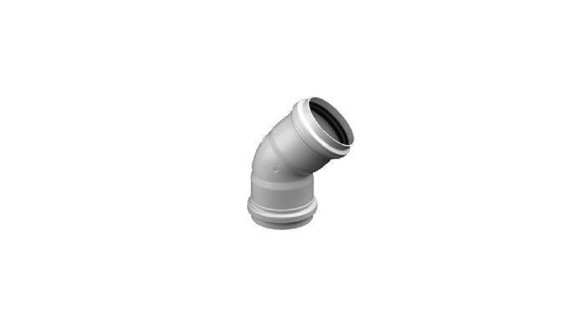 Imagen de CODO 45° HEMBRA/HEMBRA 110MM