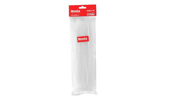 Imagen de 100 ABRAZADERAS PLASTICAS  4,8X300MM BLANCA
