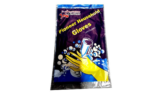 Imagen de GUANTE DE LATEX AMARILLO REUSABLE TAMAÑO EXTRA GRANDE C:10