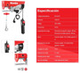 Imagen de POLIPASTO ELECTRICO  CAPACIDAD HASTA 800KG 220V 1350W