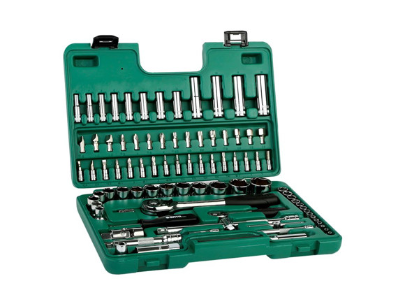 Imagen de JUEGO DE 86 DADOS  DE 1/4" Y 1/2"