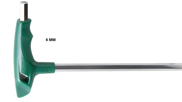 Imagen de LLAVE HEXAGONAL (ALLEN)  MANGO "T" 6MM
