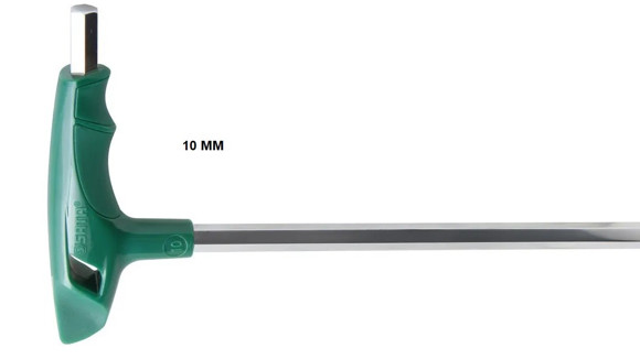 Imagen de LLAVE HEXAGONAL (ALLEN)  MANGO "T" 10MM