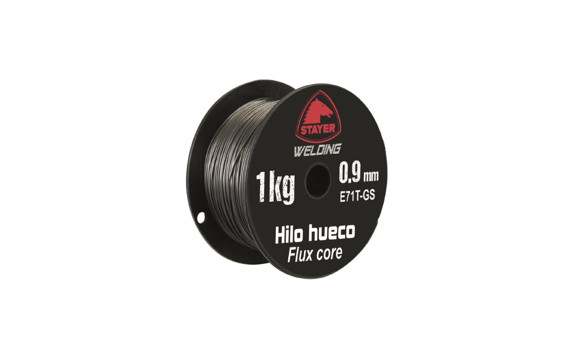 Imagen de BOBINA HILO HUECO  1 KG 0.9 MM E71T-GS