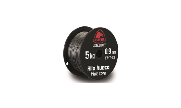 Imagen de BOBINA HILO HUECO  5 KG 0.9 MM E71T-GS