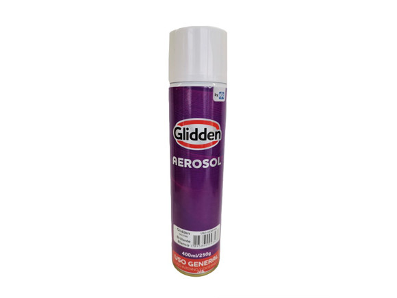 Imagen de PINTURA GLIDDEN SPRAY USO GENERAL BRILLANTE BLANCO 400ML