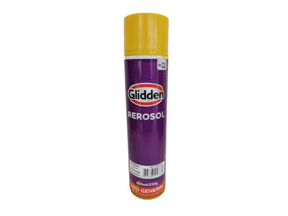 Imagen de PINTURA GLIDDEN SPRAY USO GENERAL BRILLANTE AMARILLO 400ML