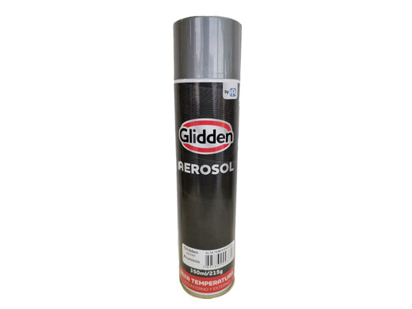 Imagen de PINTURA GLIDDEN SPRAY ALTA TEMPERATURA ALUMINIO 350ML