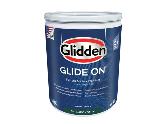 Imagen de BASE 4L GLIDDEN LATEX GLIDE-ON SATIN INTERMEDIA