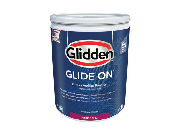 Imagen de BASE 1L GLIDDEN LATEX GLIDE-ON ACRILICA MATE INTERMEDIA