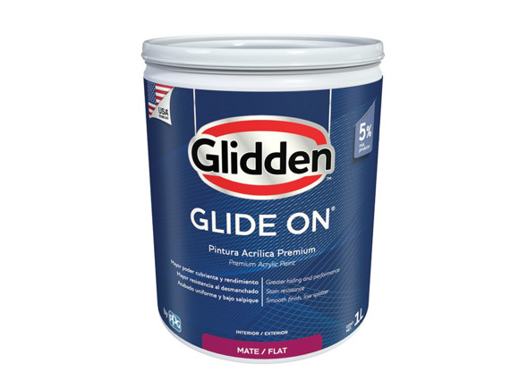 Imagen de BASE 1L GLIDDEN LATEX GLIDE-ON ACRILICA MATE DEEP