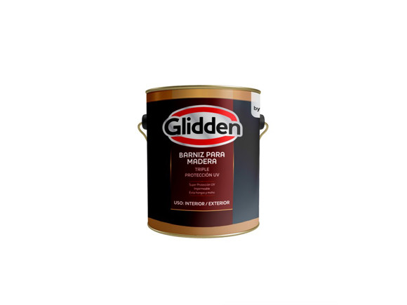 Imagen de GLIDDEN MADERA BARNIZ TRIPLE FILTRO SATINADO NATURAL 0,9LT
