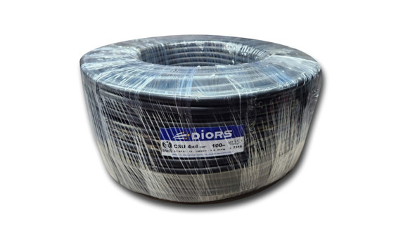Imagen de ROLLO 100MTS CABLE 4X4 SIMILGOMA NEGRO