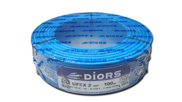Imagen de ROLLO 100MTS CABLE 2MM AZUL UNIPOLAR