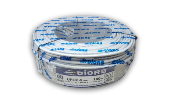 Imagen de ROLLO 100MTS CABLE 4MM BLANCO UNIPOLAR