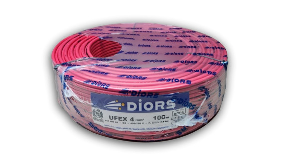 Imagen de ROLLO 100MTS CABLE 4MM ROJO UNIPOLAR