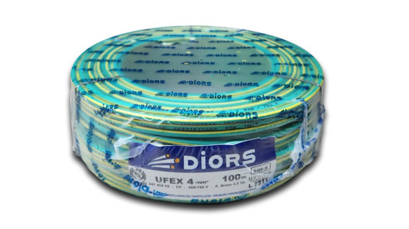 Imagen de ROLLO 100MTS CABLE 4MM VERDE/AMARILLO UNIPOLAR