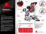 Imagen de SIERRA INGLETADORA TELESCOPICA  1800W 220V