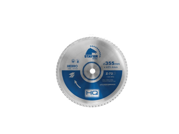 Imagen de DISCO DE WIDIA  TCG P/CORTE DE HIERRO 355X2.0X25.4MM