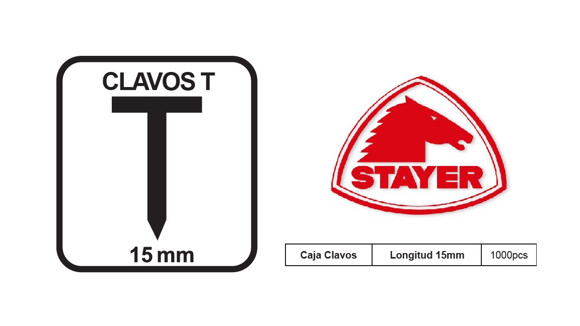 Imagen de CAJA DE 1000 CLAVOS  DE 15MM PARA SY-NSL2012