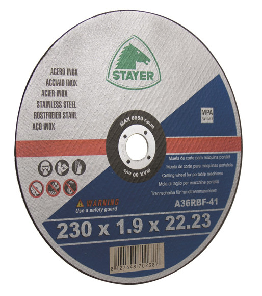Imagen de DISCO  ACERO INOXIDABLE EXTRAFINO 230X1,9X22,2 T41
