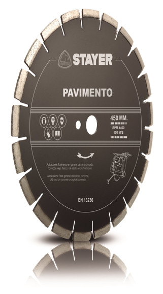 Imagen de DISCO  PAVIMENTO ALTO RENDIMIENTO 300X25,4 H10
