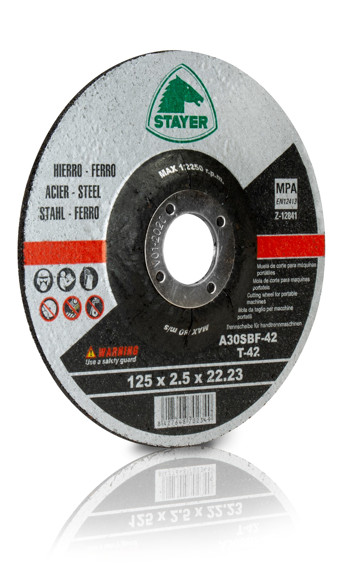 Imagen de DISCO  CORTE METAL STANDARD 125X2,5X22,2 T42