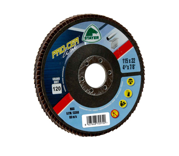 Imagen de DISCO  PROCER 115X22,2 GRANO 120 - 90 FLAPS