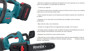 Imagen de MOTOSIERRA INALAMBRICA  10" 20V 4AH MOTOR E.C.