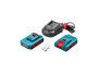 Imagen de TALADRO INALAMBRICO 20V 4AMP C/PERCUTOR  2 BAT.LIT