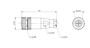 Imagen de CABLE CONECTOR M12 HEMBRA - BCCM435-0000-1A-000-41X475-000