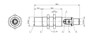 Imagen de SENSOR CAPACITIVO BCS M18BBG2-PSC15H-S04K