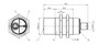 Imagen de SENSOR CAPACITIVO BCS M30BBE2-PSC25H-S04K