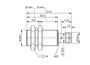 Imagen de SENSOR INDUCTIVO BES M18MF-USC70B-S04G
