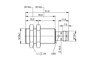 Imagen de SENSOR INDUCTIVO BES M18MF-GSC70B-S04G