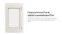 Imagen de PLAQUETA BLANCA ATENEA PARA INTEMPERIE C/MEMBRANA IP54