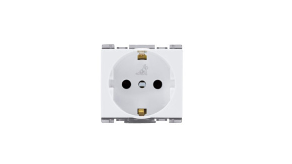 Imagen de MODULO TOMA BLANCO SCHUKO ATENEA 16AMP 250V
