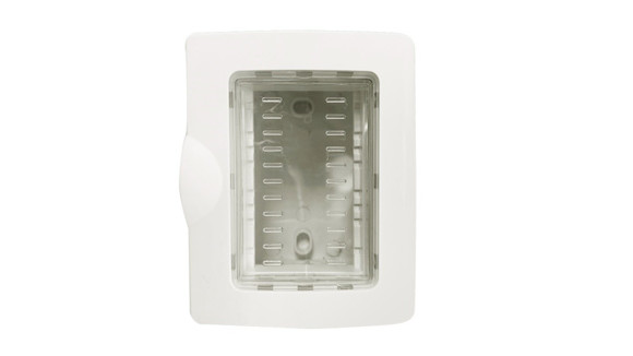 Imagen de CAJA EXTERIOR BLANCA ATENEA 3 MODULOS C/MEMBRANA IP55