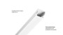 Imagen de CANALETA/DUCTO 2MTS 30X25MM BLANCA CIERRE CLASICO