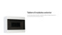 Imagen de TABLERO EXTERIOR 8 MODULOS BASE BLANCA Y TAPA TRANSP.HUMO