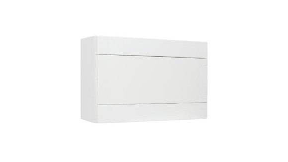 Imagen de TABLERO EXTERIOR 12 MODULOS BASE Y TAPA BLANCA