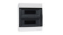 Imagen de TABLERO EXTERIOR 24 MODULOS BASE BLANCA Y TAPA TRANSP.HUMO