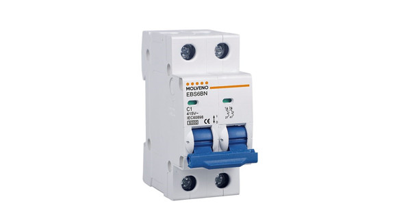 Imagen de LLAVE BIPOLAR TERMOMAGNETICA 2 POLOS 63AMP TIPO C