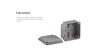Imagen de CAJA EXTERIOR ESTANCA RECTANGULAR GRIS 100X110X50MM IP55
