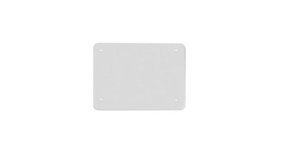 Imagen de TAPA CIEGA RECTANG. BLANCA P/CAJA DE REGISTRO 113X96X70MM