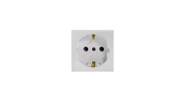 Imagen de MODULO TOMA BLANCO SCHUKO REGGIO 10/16AMP
