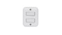 Imagen de INTERRUPTOR EXTERIOR BLANCO UNIPOLAR DOBLE ON/OFF 10AMP
